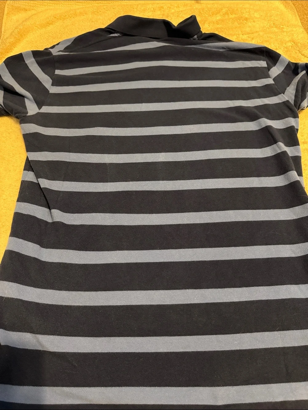 Polo by Ralph Lauren Men’s Navy & Light Blue Striped Polo